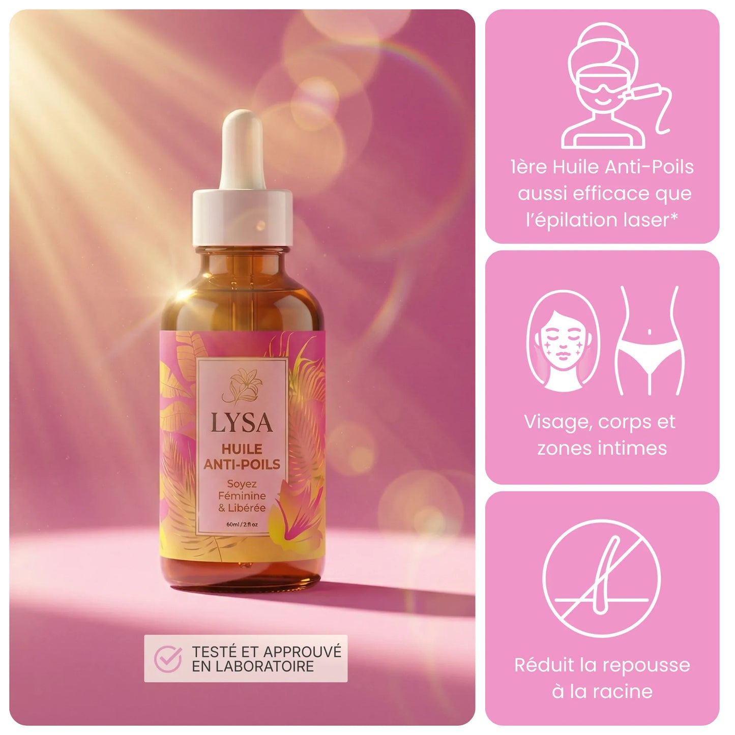 Huile Anti-Poils LYSA